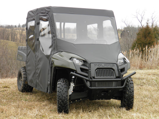 Polaris Ranger Full-Size Crew 570 - 6 Passenger - Full Cab Enclosure with Vinyl Windshield - Full Cab Enclosure