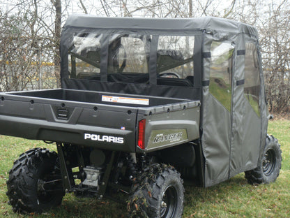 Polaris Ranger Full-Size Crew 570 - 6 Passenger - Full Cab Enclosure with Vinyl Windshield - Full Cab Enclosure