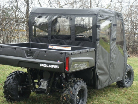 Polaris Ranger Full-Size Crew 570 - 6 Passenger - Full Cab Enclosure for Hard Windshield - Full Cab Enclosure