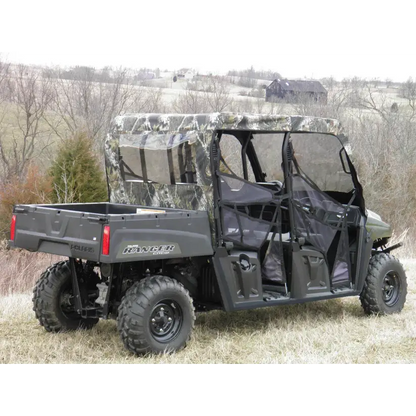 Polaris Ranger Full-Size Crew 570 - 6 Passenger - Vinyl Windshield/Top/Rear Combo