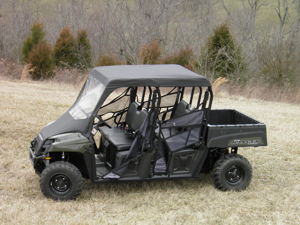 Polaris Ranger Full-Size Crew 570 - 6 Passenger - Vinyl Windshield/Top Combo - Windshield/Roof