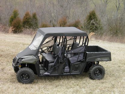 Polaris Ranger Full-Size Crew 570 - 6 Passenger - Vinyl Windshield/Top Combo - Windshield/Roof