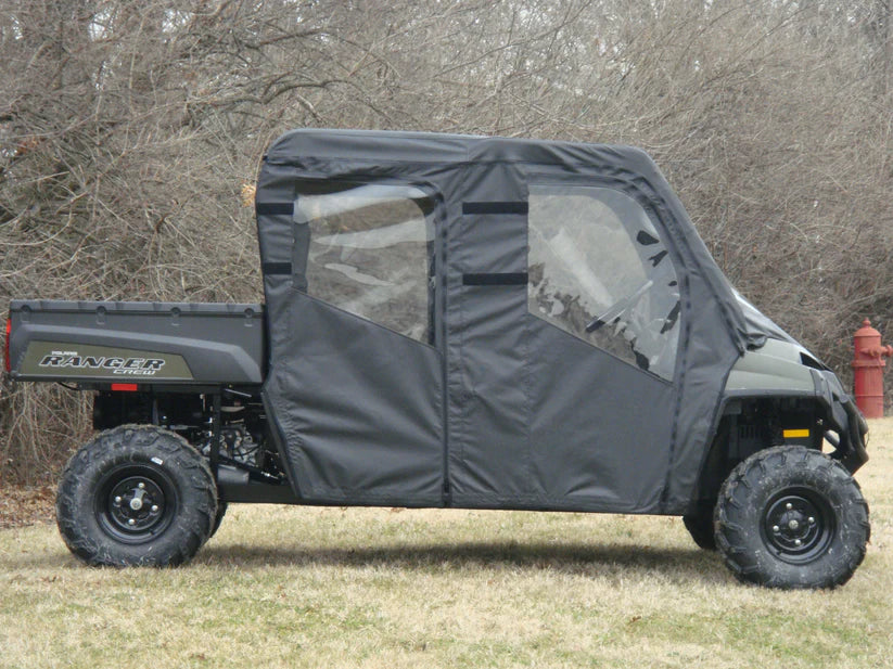 Polaris Ranger Full-Size Crew 570 - 6 Passenger - Full Cab Enclosure with Vinyl Windshield