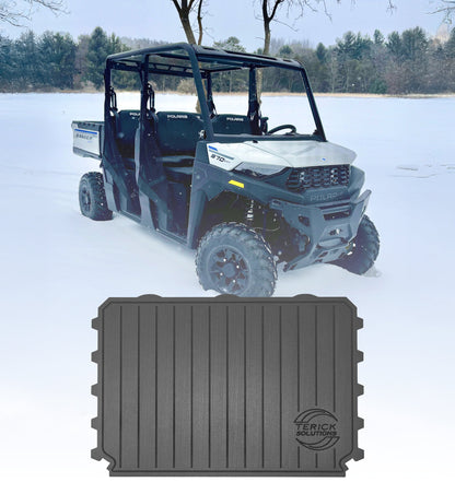 Polaris Ranger Mid Size 570 Rubber Floor Mats - Rear Cargo Mat - UTV Rubber floor mats