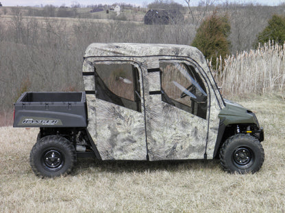 Polaris Ranger Mid-Size Crew - Full Cab Enclosure for Hard Windshield - Full Cab Enclosure