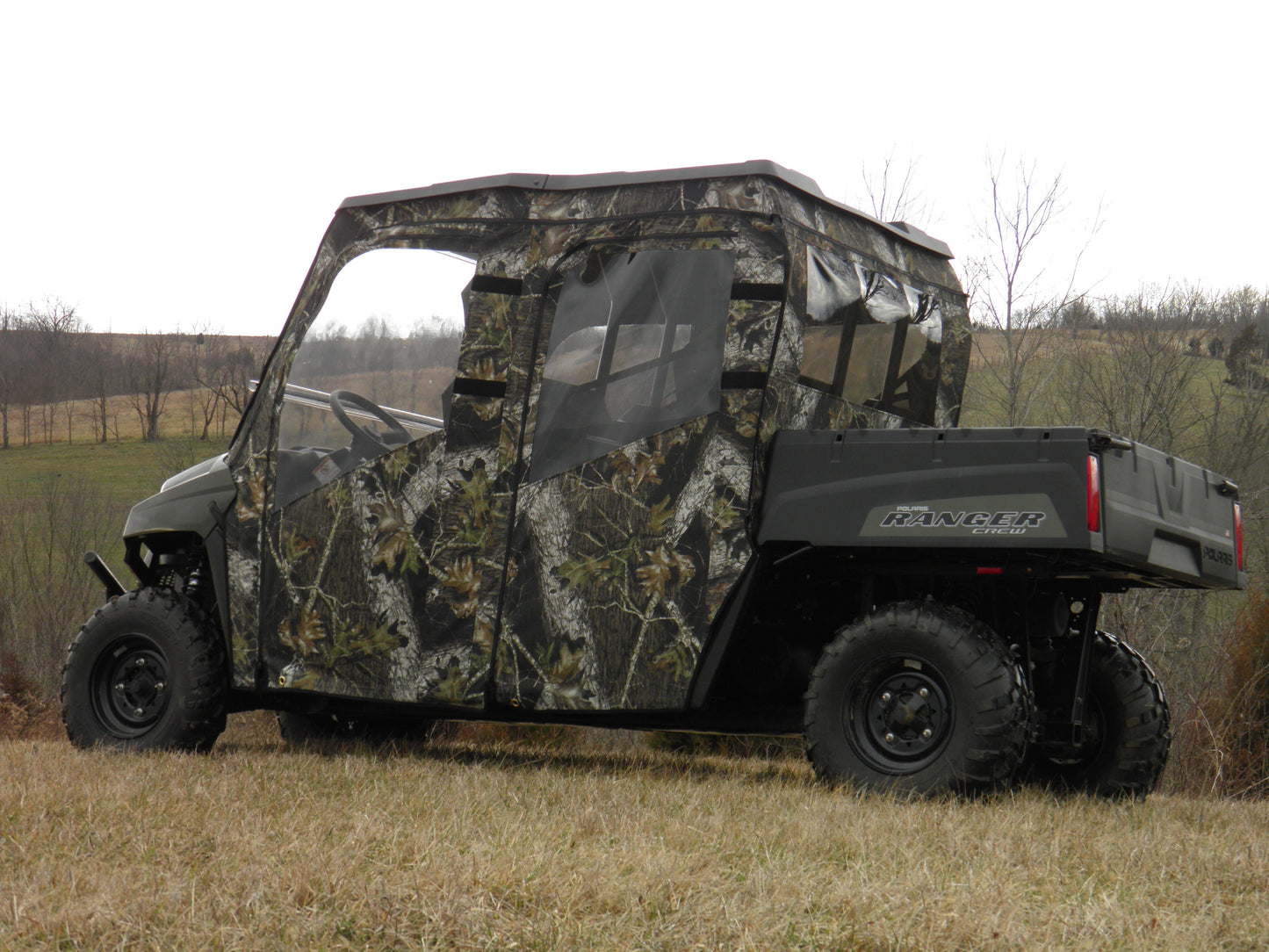 Polaris Ranger Mid-Size Crew - Full Cab Enclosure for Hard Windshield - Full Cab Enclosure