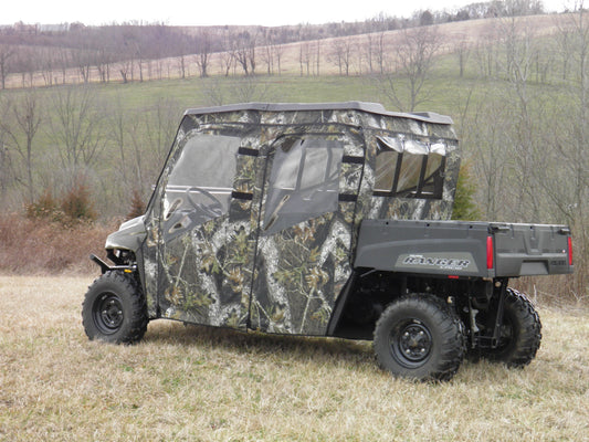 Polaris Ranger Mid-Size Crew - Full Cab Enclosure for Hard Windshield - Full Cab Enclosure