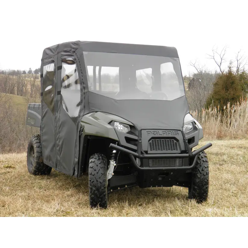 Polaris Ranger Mid-Size Crew - Full Cab Enclosure with Vinyl Windshield