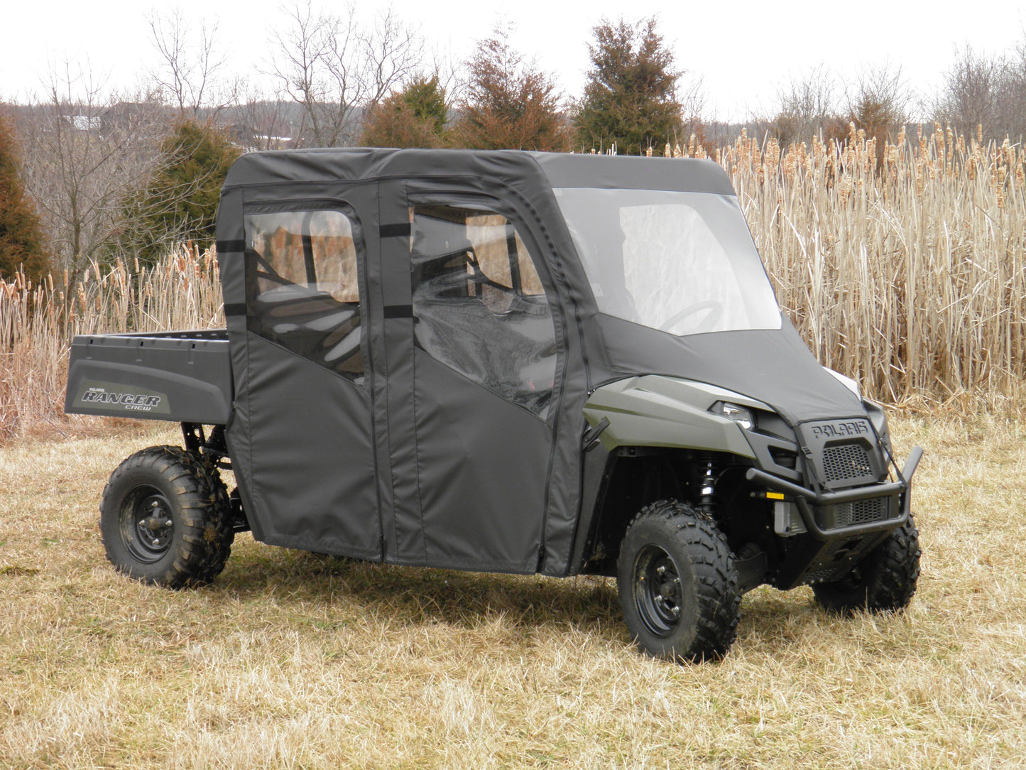 Polaris Ranger Mid-Size Crew - Full Cab Enclosure with Vinyl Windshield - Full Cab Enclosure