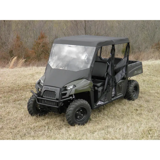 Polaris Ranger Mid-Size Crew - Vinyl Windshield/Top Combo