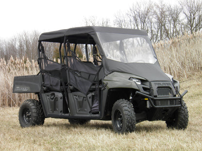 Polaris Ranger Mid-Size Crew - Vinyl Windshield/Top Combo - Windshield/Roof