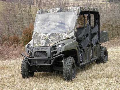 Polaris Ranger Mid-Size Crew - Vinyl Windshield/Top/Rear Combo - Windshield/Roof/Back Panel