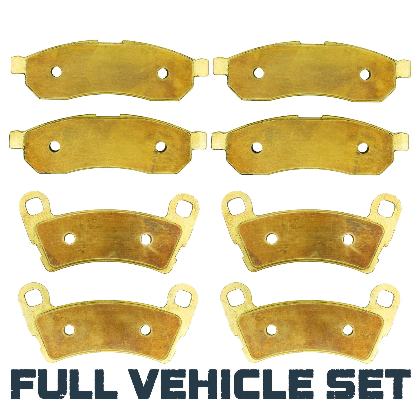 Polaris Ranger XD 1500/Crew XD 1500 2024-2026 Brass Brake Pad Set - Full Vehicle Set - Vehicle Parts & Accessories