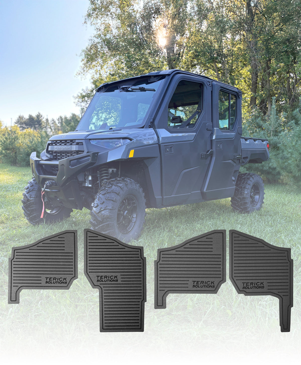 Polaris Ranger XP 1000 Rubber Floor Mats - UTV Rubber floor mats