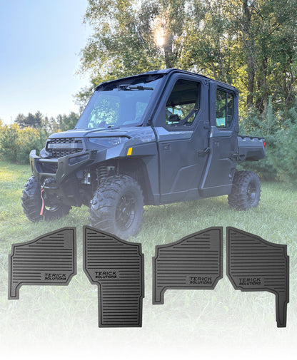 Polaris Ranger XP 1000 Rubber Floor Mats - UTV Rubber floor mats
