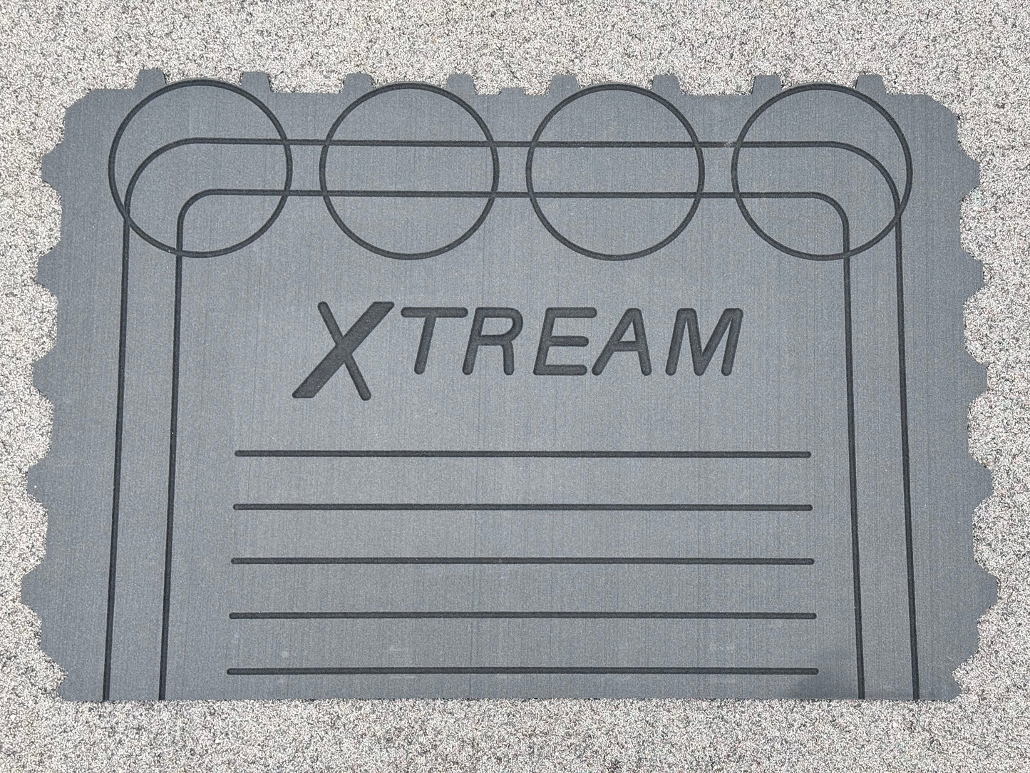 Polaris Ranger XP1000 HD 9mm Rubber Mats (2018 to current) - Bed Mat / XTREAM Design - Floor Mat