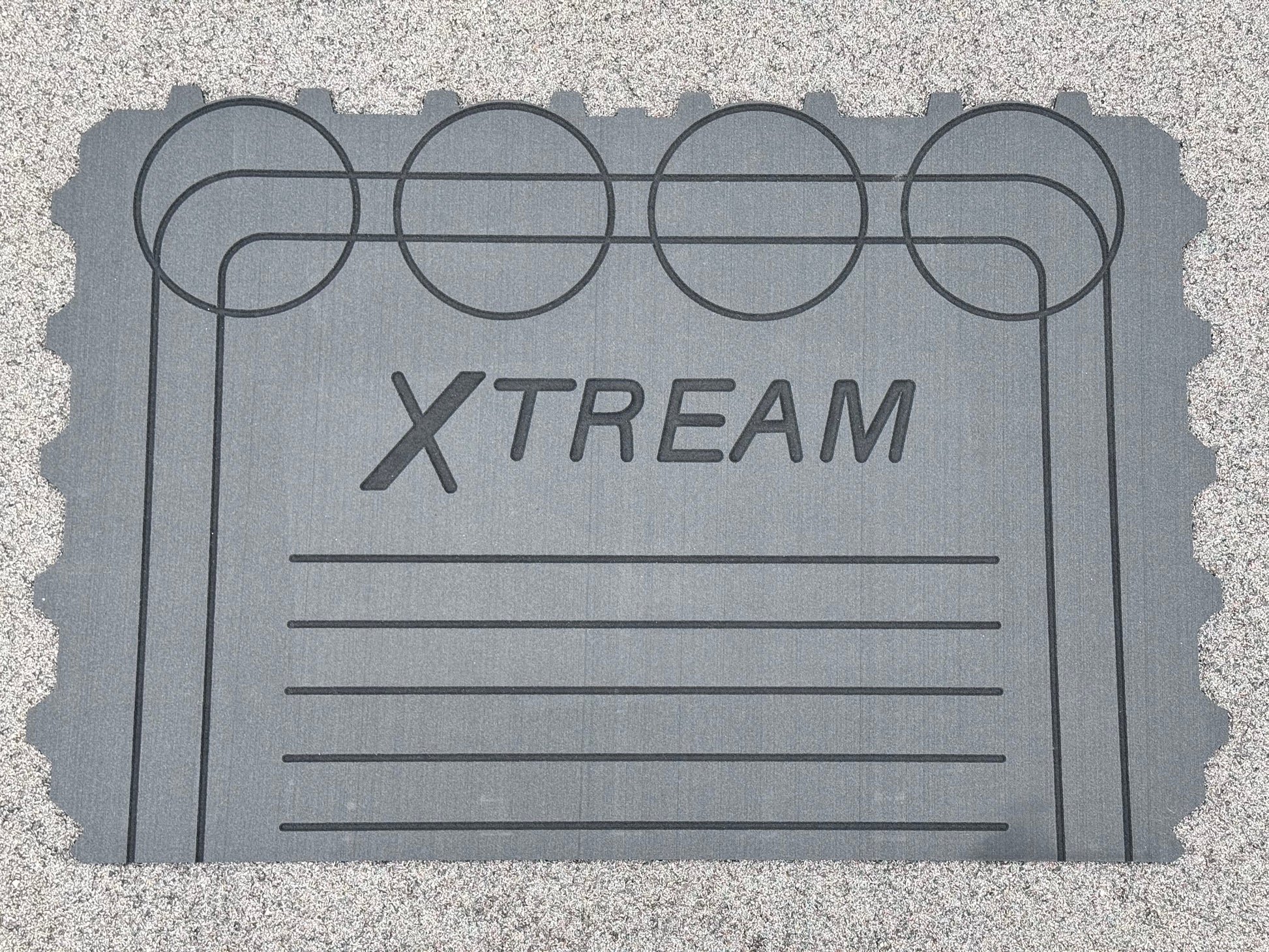 Polaris Ranger XP1000 HD 9mm Rubber Mats (2018 to current) - Bed Mat / XTREAM Design - Floor Mat