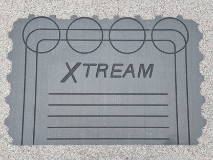 Polaris Ranger XP1000 HD 9mm Rubber Mats (2018 to current) - Bed Mat / XTREAM Design - Floor Mat