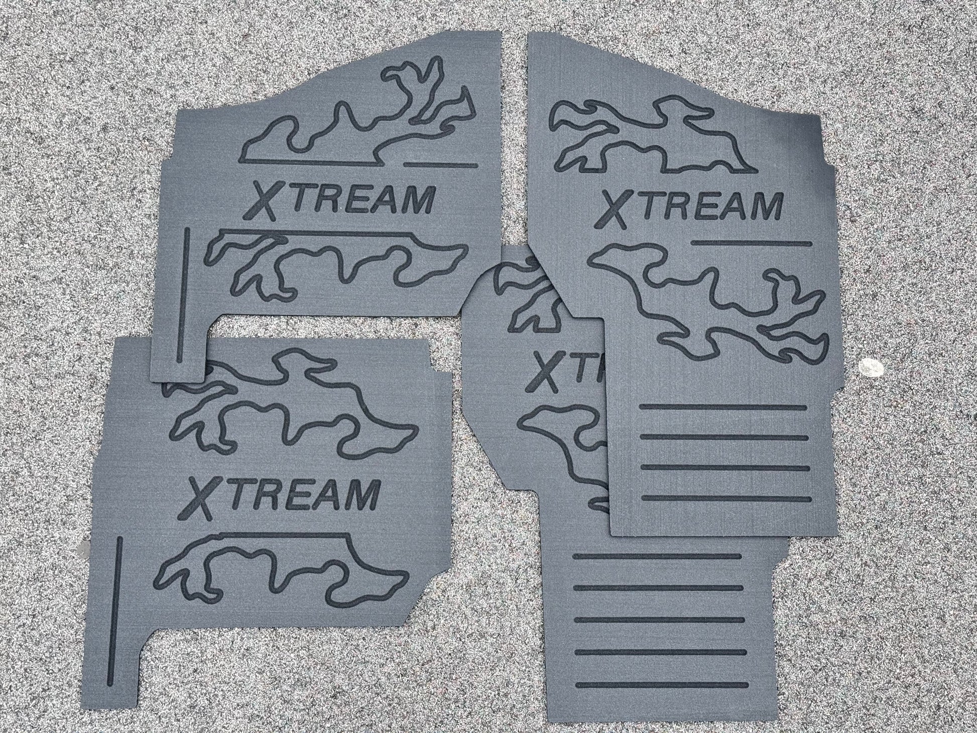 Polaris Ranger XP1000 HD 9mm Rubber Mats (2018 to current) - Floor Mat