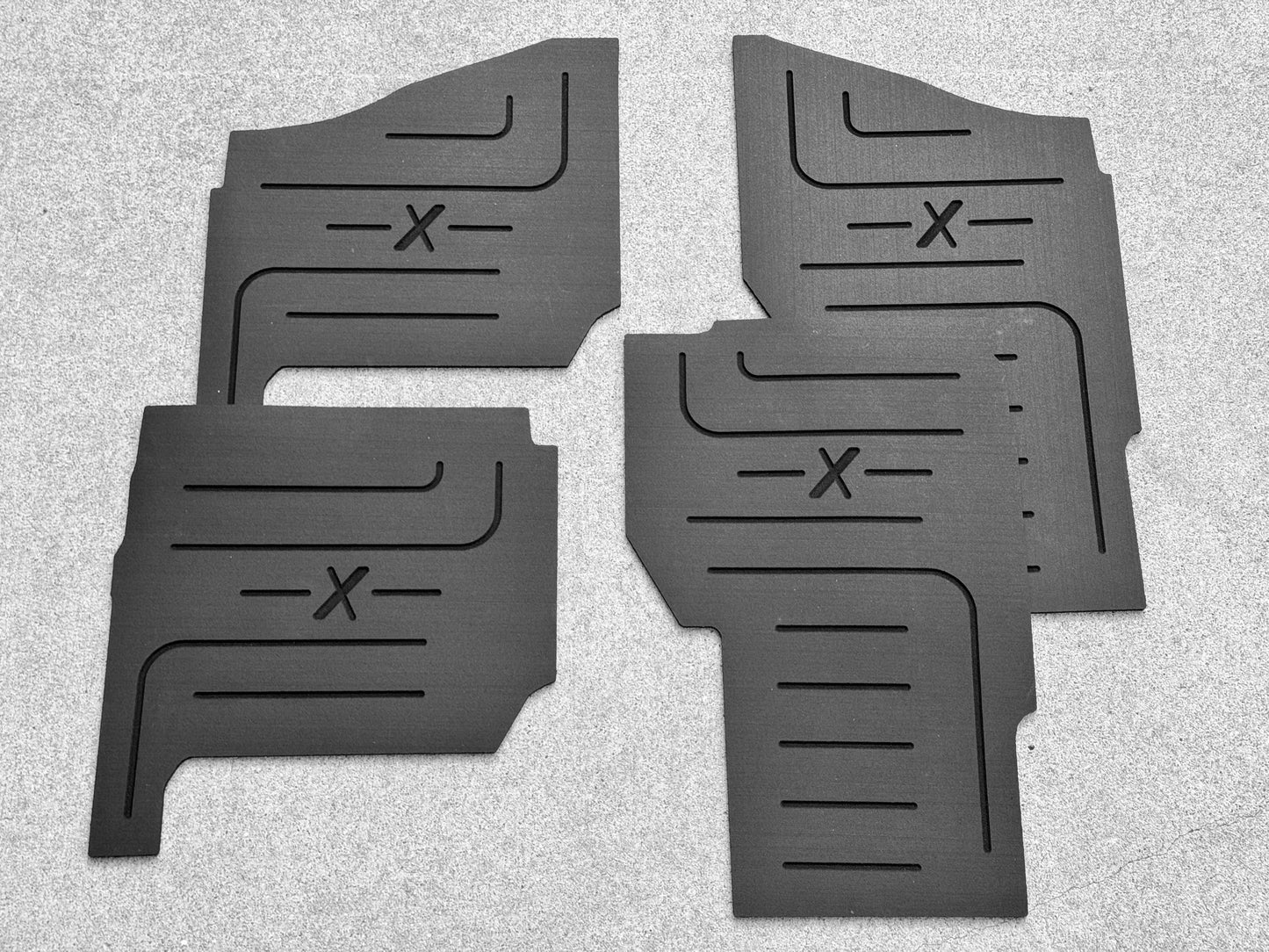 Polaris Ranger XP1000 HD 9mm Rubber Mats (2018 to current) - Floor Mat