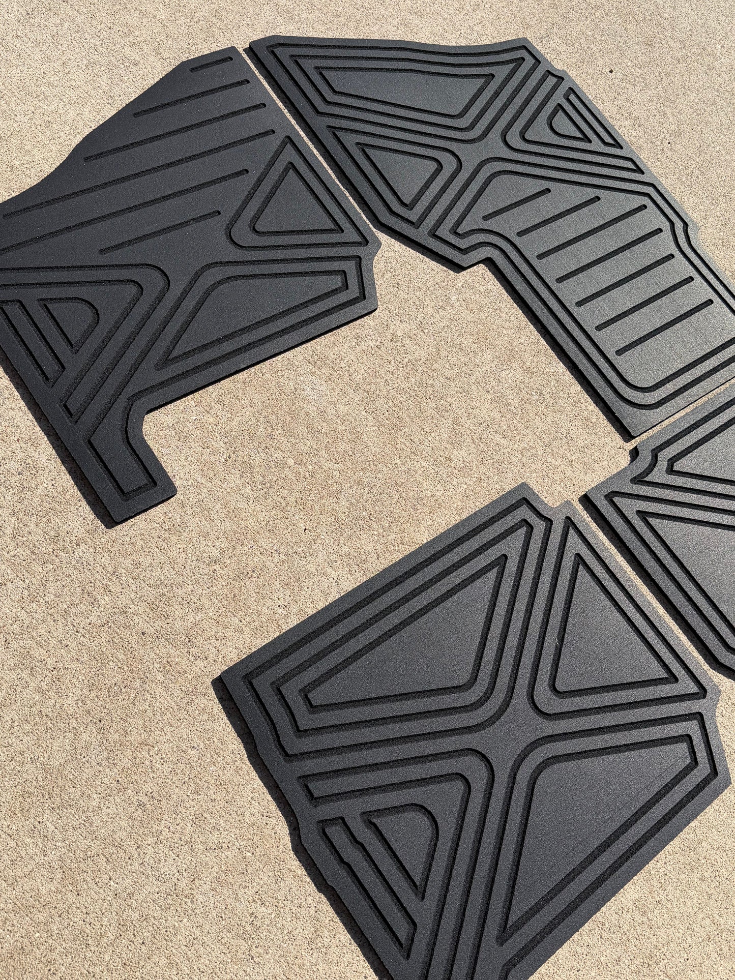 Polaris Ranger XP1000 HD 9mm Rubber Mats (2018 to current) - Floor Mat
