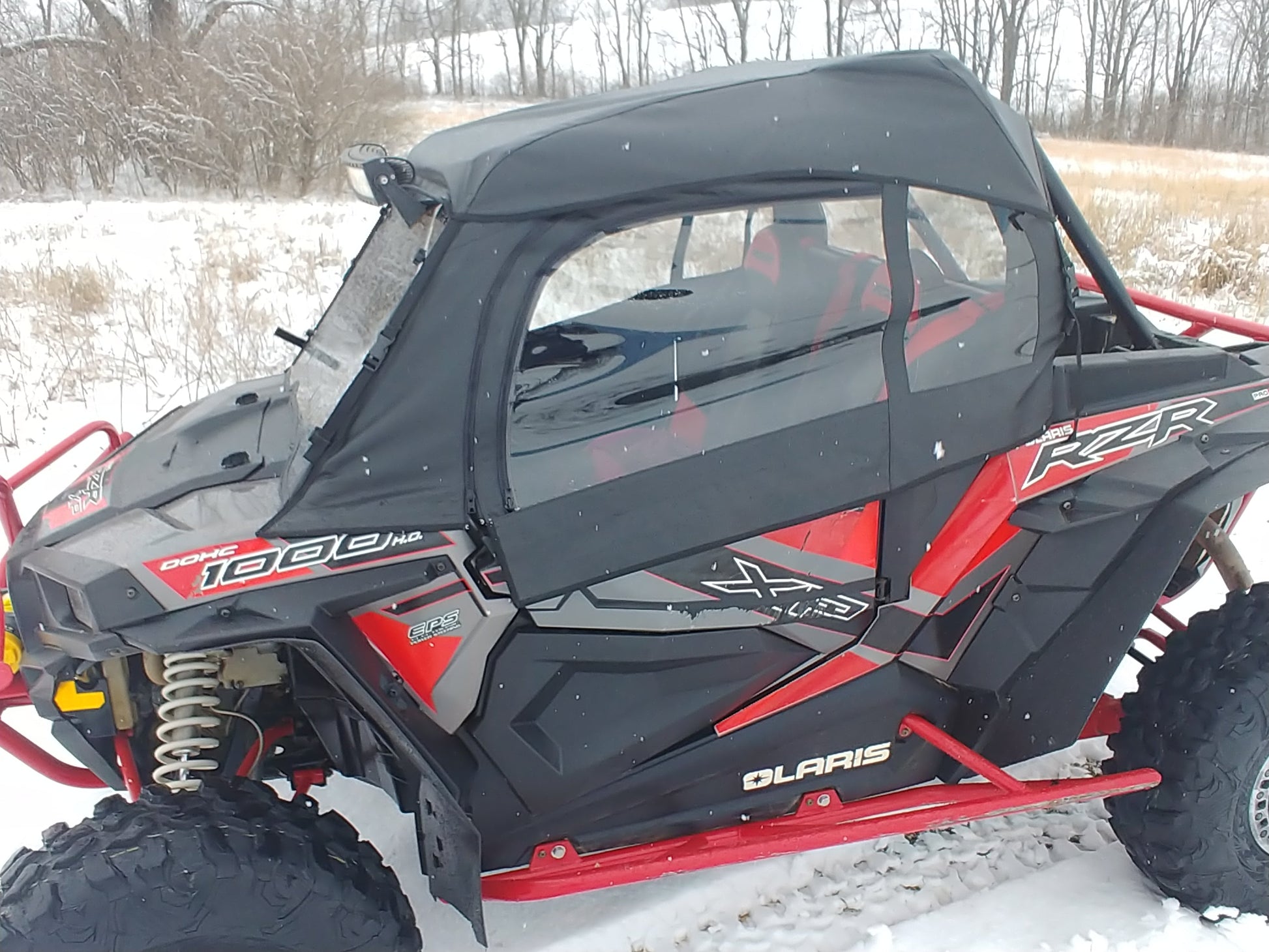 Polaris RZR 1000 - Full Cab Enclosure for Hard Windshield - Full Cab Enclosure