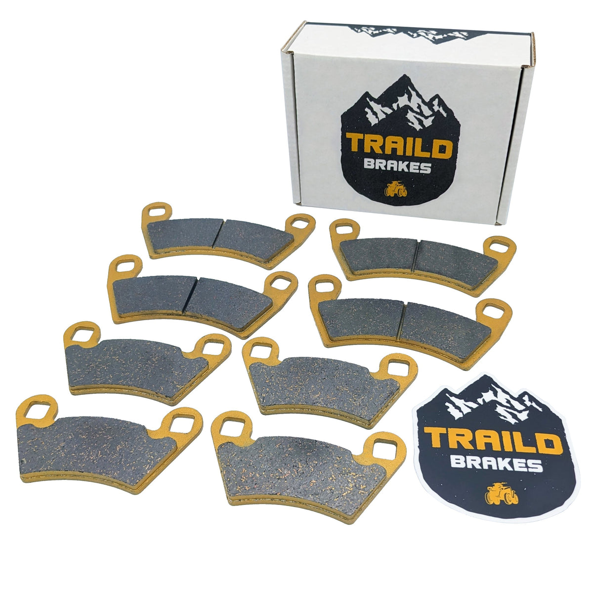 Polaris RZR 4 800/RZR XP 900 2010-2014 Ceramic Brake Pad Set - Vehicle Parts & Accessories