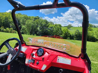 Polaris RZR 570/800/900 - 1 Pc Scratch-Resistant Windshield with Clamp and Vent Options - Windshields