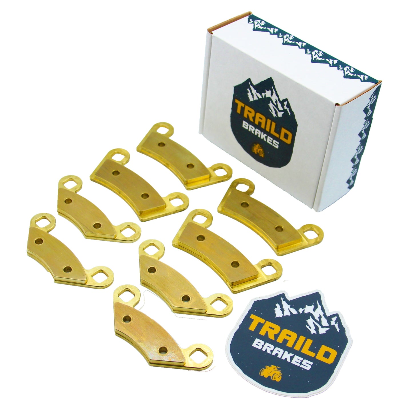 Polaris RZR 570/Trail 570/RZR 800/RZR S 800 2008-2022 Brass Brake Pad Set - Vehicle Parts & Accessories