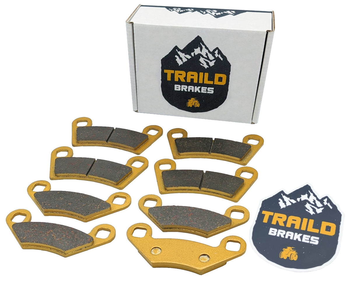Polaris RZR 570/Trail 570/RZR 800/RZR S 800 2008-2022 Ceramic Brake Pad Set - Vehicle Parts & Accessories