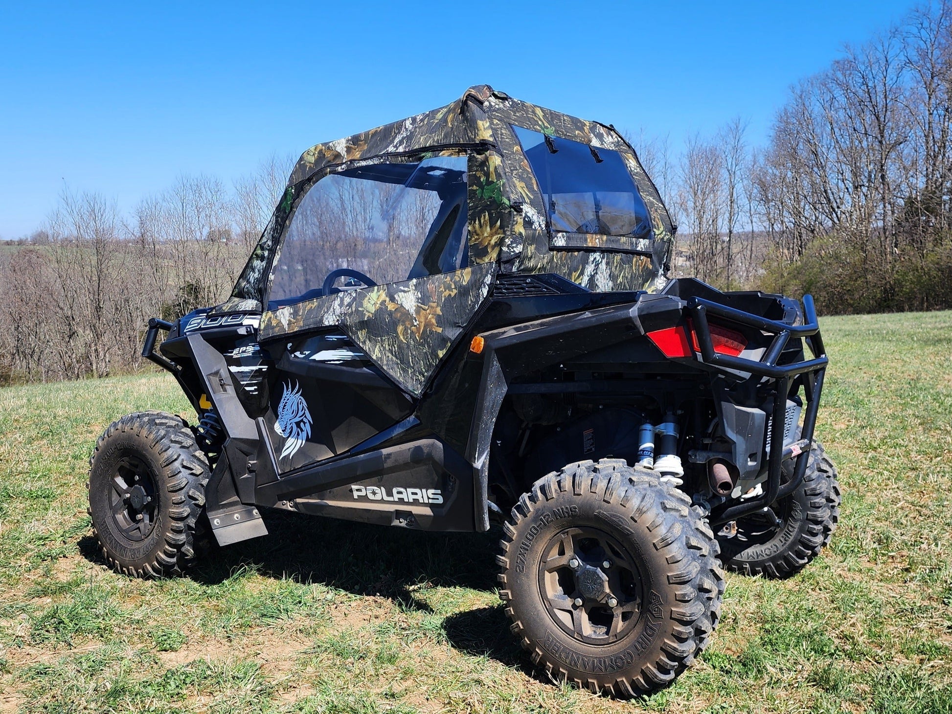 Polaris RZR 900 - Door/Rear Window Combo - Full Door/Back Panel
