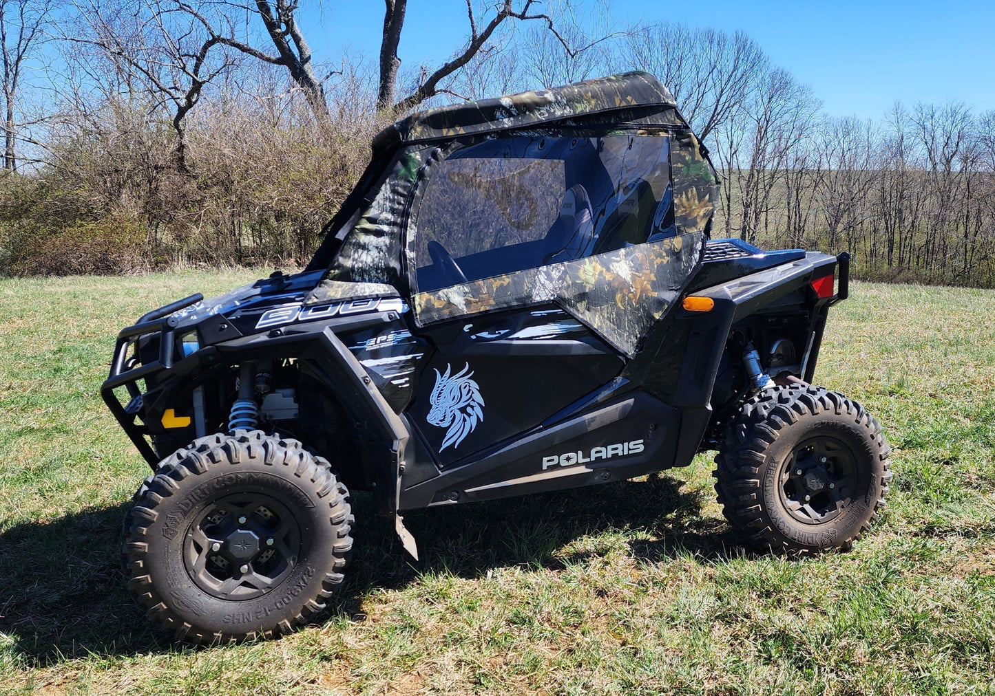 Polaris RZR 900 - Full Cab Enclosure for Hard Windshield - Full Cab Enclosure