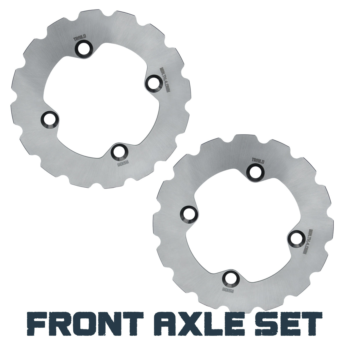 Polaris RZR 900/Trail 900/S4 900/4 900/S 900/S 1000/Trail S 1000 2014-2026 Ridge Rider Disc Brake Rotor Kit - Axle Set