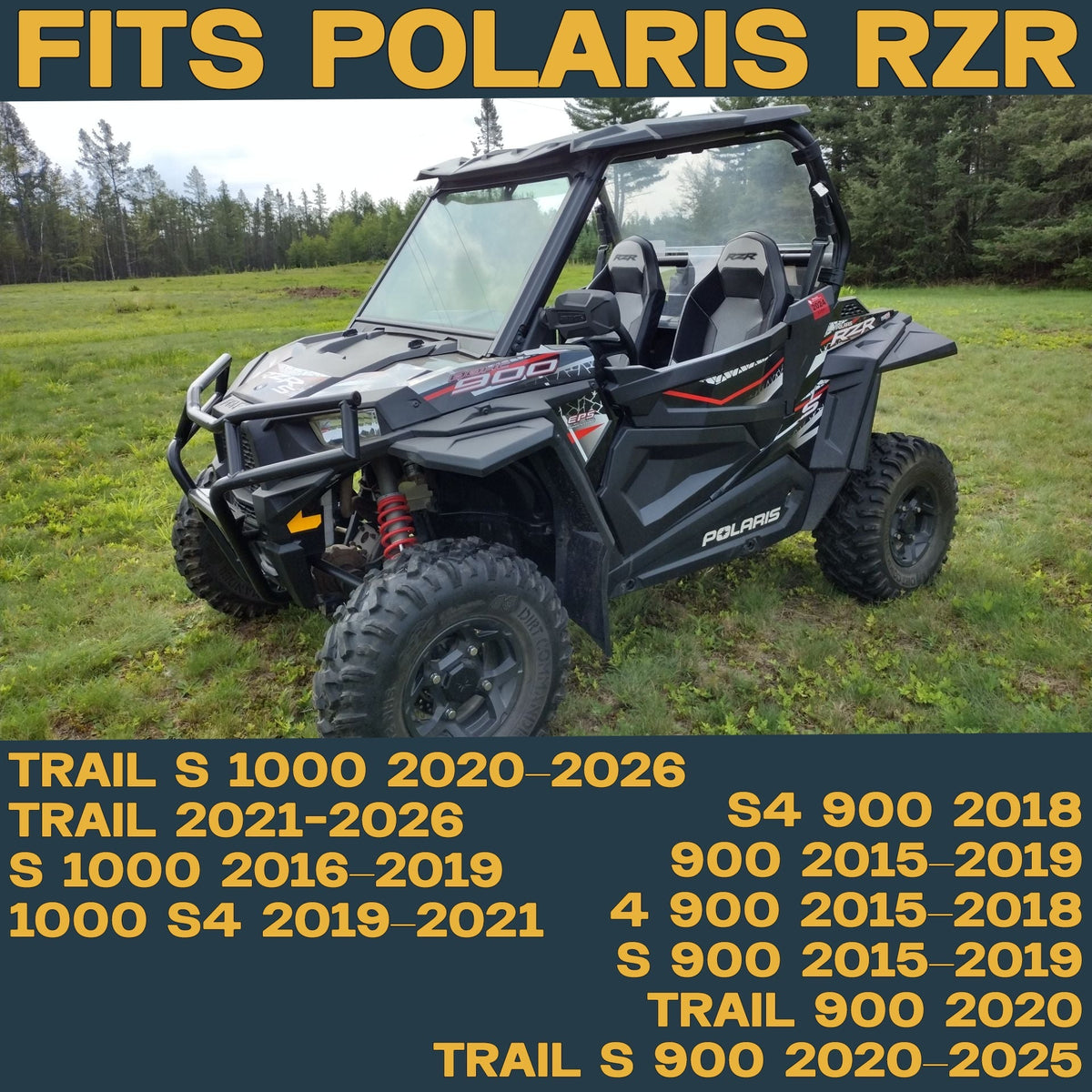 Polaris RZR 900/Trail 900/S4 900/4 900/S 900/S 1000/Trail S 1000 2015-2026 Ridge Rider Disc Brake Rotor Kit - Brake
