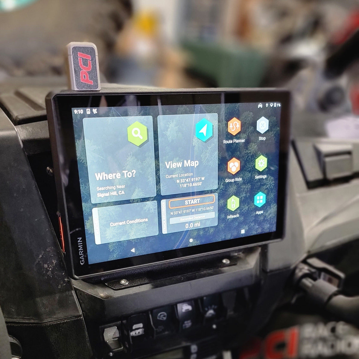Polaris RZR Garmin Tread GPS Mount for 19-24 Pro R / Turbo R / Pro XP by FASTLAB - Mounts