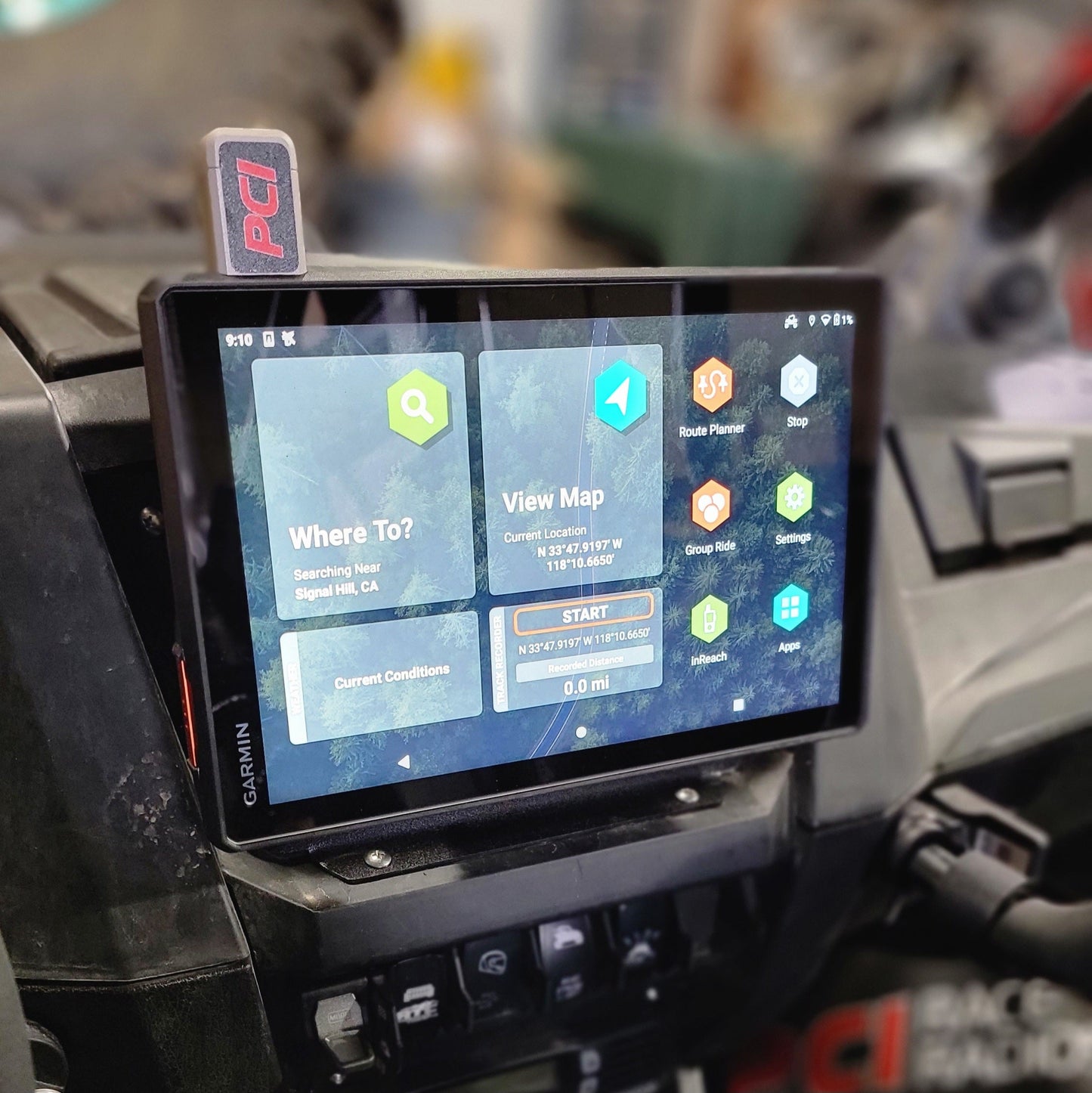 Polaris RZR Garmin Tread GPS Mount for 19-24 Pro R / Turbo R / Pro XP by FASTLAB - Mounts