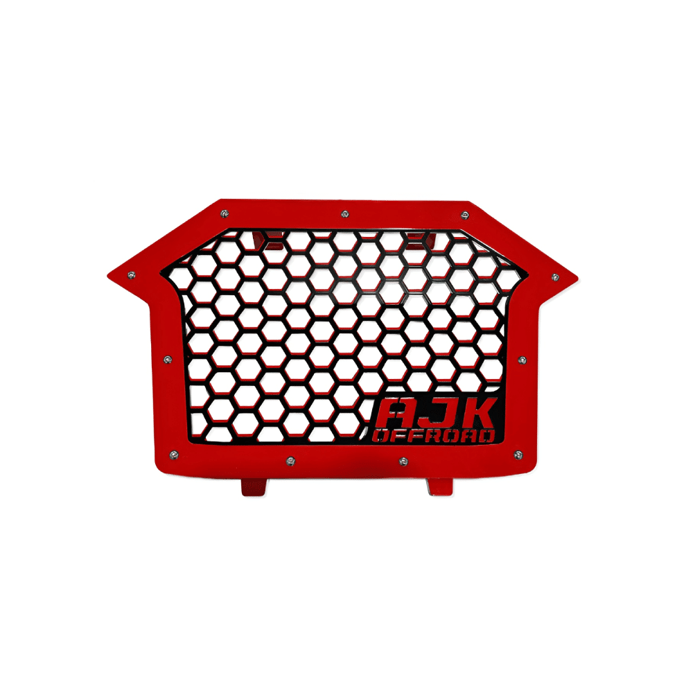 Polaris RZR Grill - Red / No - Vehicle Parts & Accessories