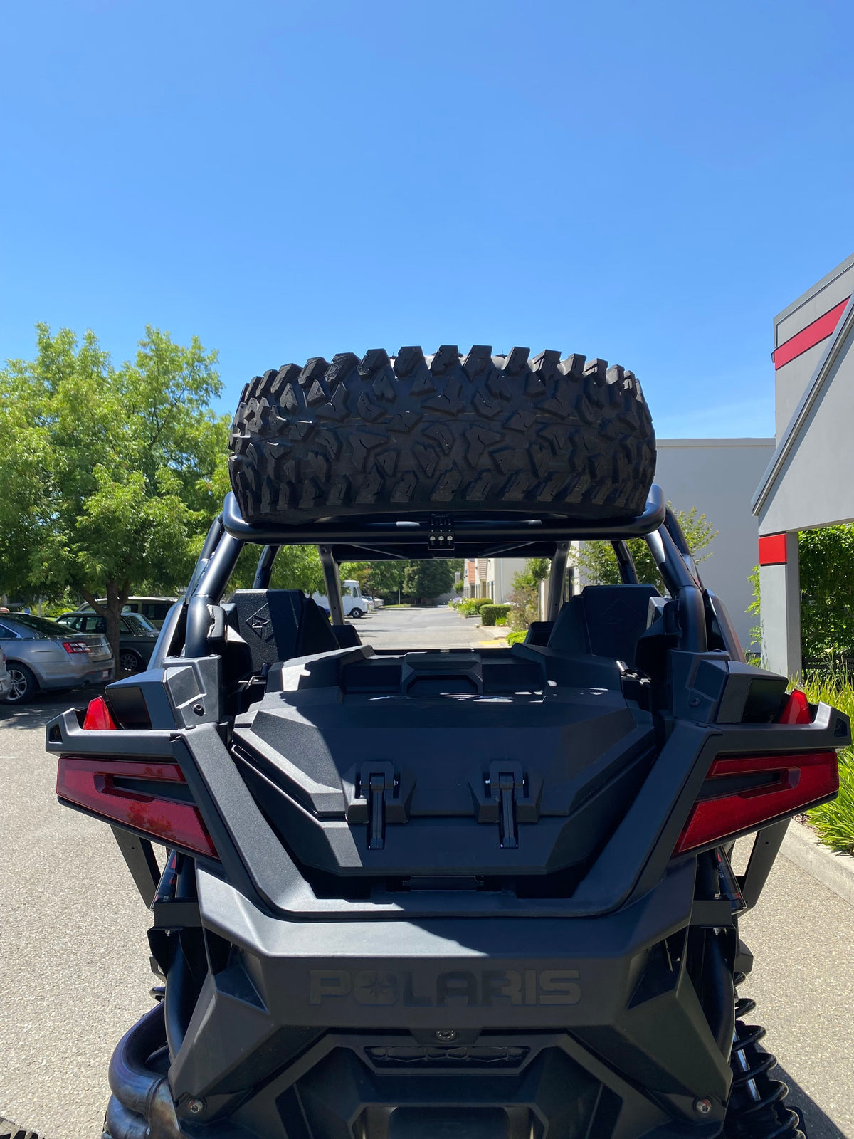 Polaris RZR Pro R 4 Dual Clamp Spare Tire Mount - Spare Tire Mounts