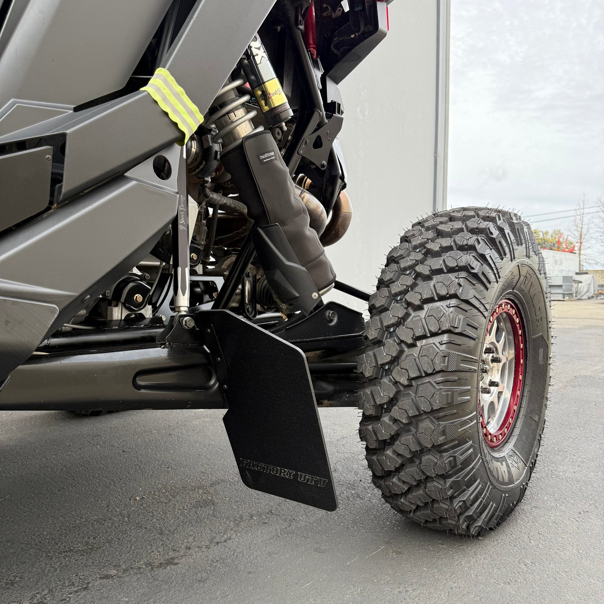 Polaris RZR Pro R Rock Deflectors - Full UHMW - Trailing Arm Guards
