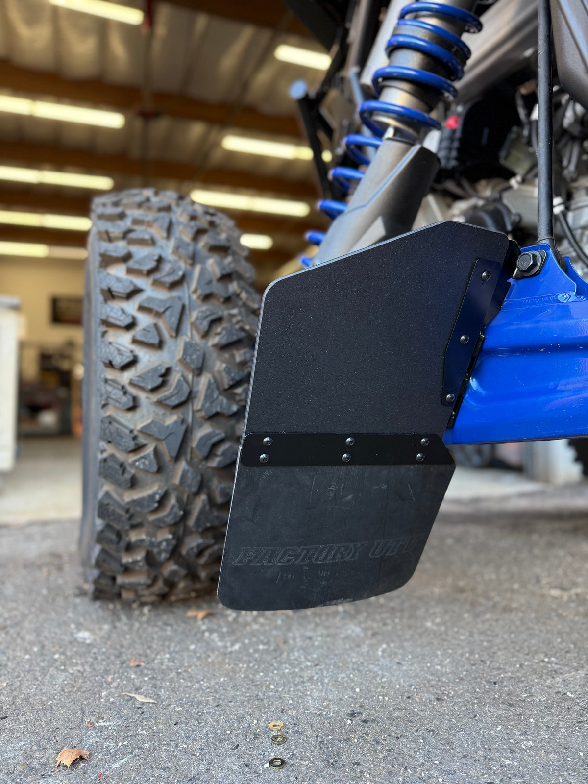 Polaris RZR Pro R Rock Deflectors - UHMW / Rubber Lower - Trailing Arm Guards