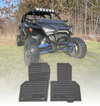 Polaris RZR PRO R Rubber Floor Mats - 2 Door - UTV Rubber floor mats
