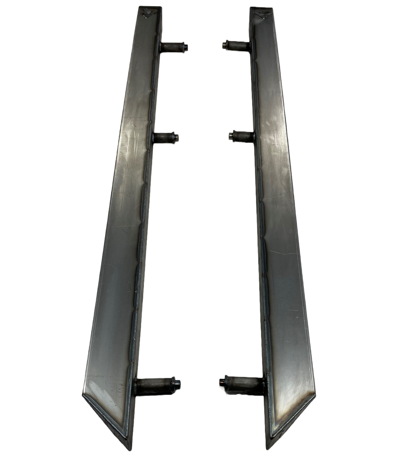 Polaris RZR Pro R / Turbo R / Pro XP 4-Seat Rock Slider Steps - Raw - Rock Sliders