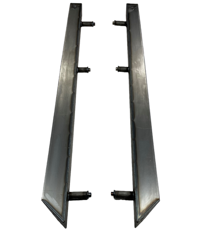 Polaris RZR Pro R / Turbo R / Pro XP 4-Seat Rock Slider Steps - Raw - Rock Sliders