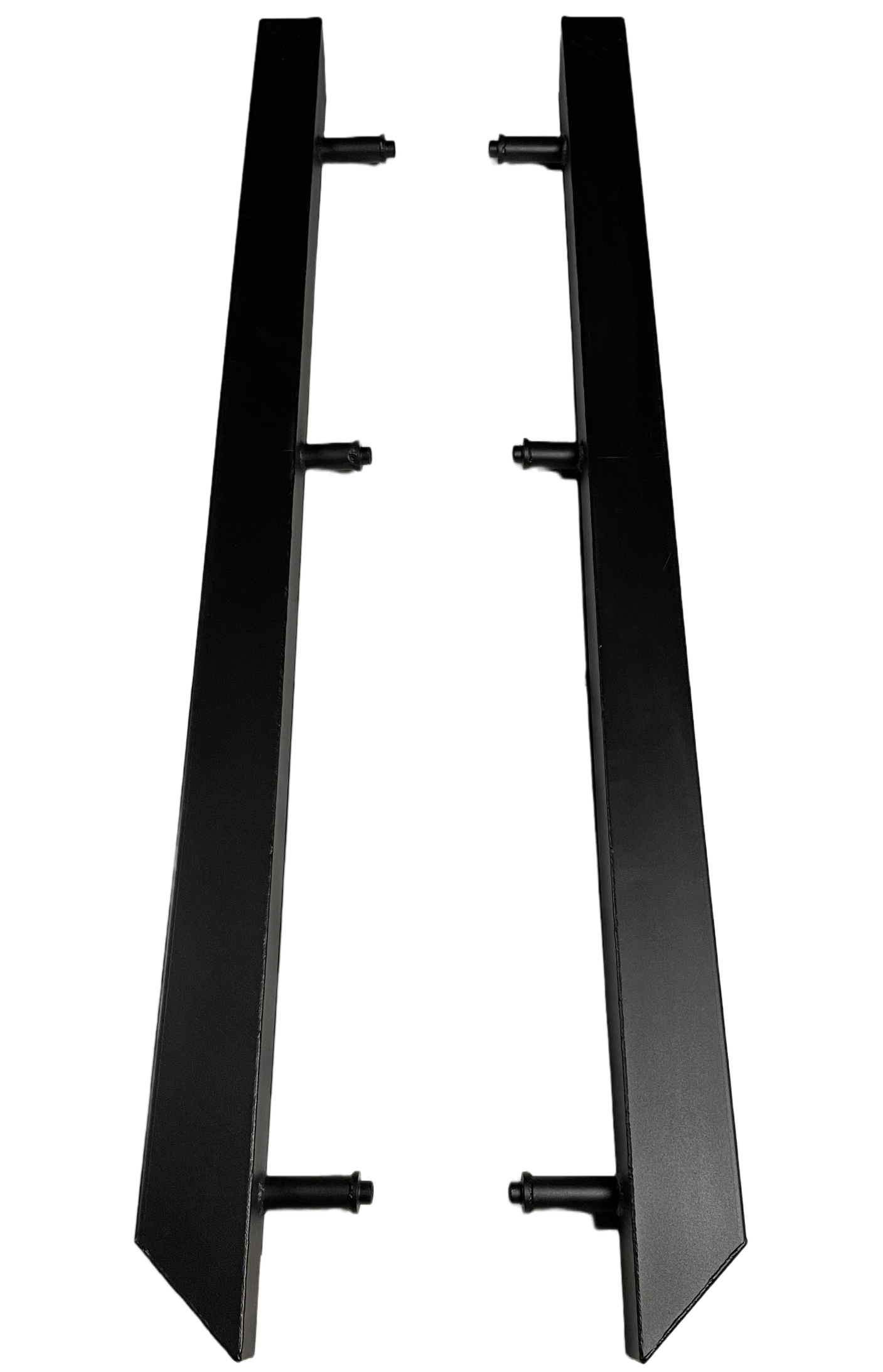 Polaris RZR Pro R / Turbo R / Pro XP 4-Seat Rock Slider Steps - Texture Black - Rock Sliders
