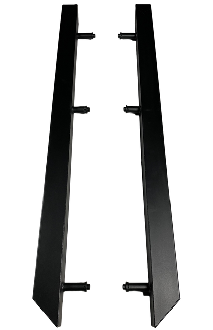 Polaris RZR Pro R / Turbo R / Pro XP 4-Seat Rock Slider Steps - Texture Black - Rock Sliders