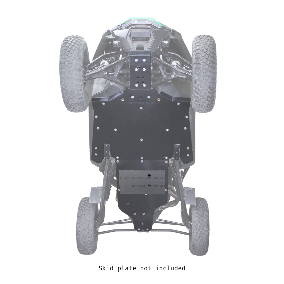 Polaris RZR Pro R X-Brace for UHMW Skid Plate - X-Brace