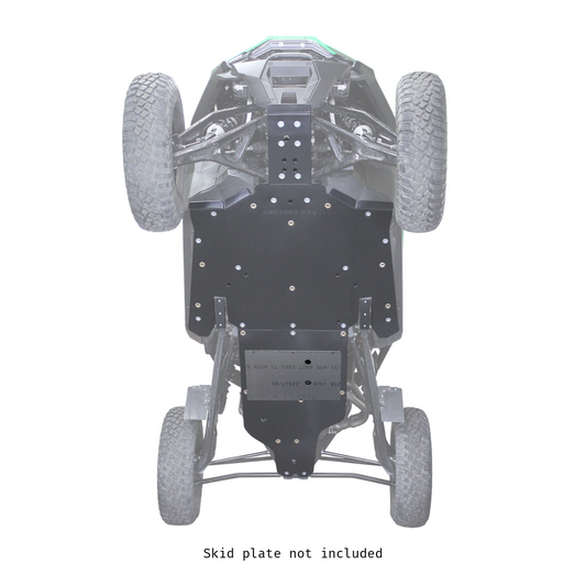 Polaris RZR Pro R X-Brace for UHMW Skid Plate - X-Brace