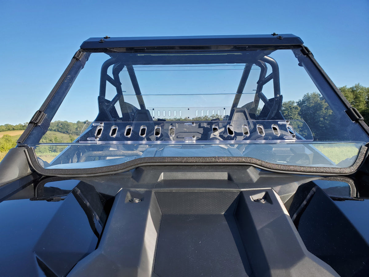Polaris RZR PRO XP/Turbo R - 1 Pc Windshield w/Clamp and Vent Options - Windshields