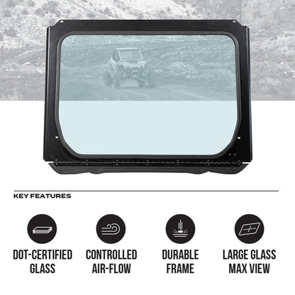 Polaris RZR Pro XP & Turbo R Front Windshield - Glass Front Windshield