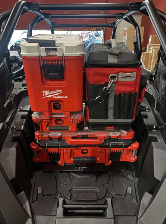 Polaris RZR PRO XP / Turbo R / Pro S Packout Mount - Yes - Mounting Hardware / Yes - Additional Small Rear Packout